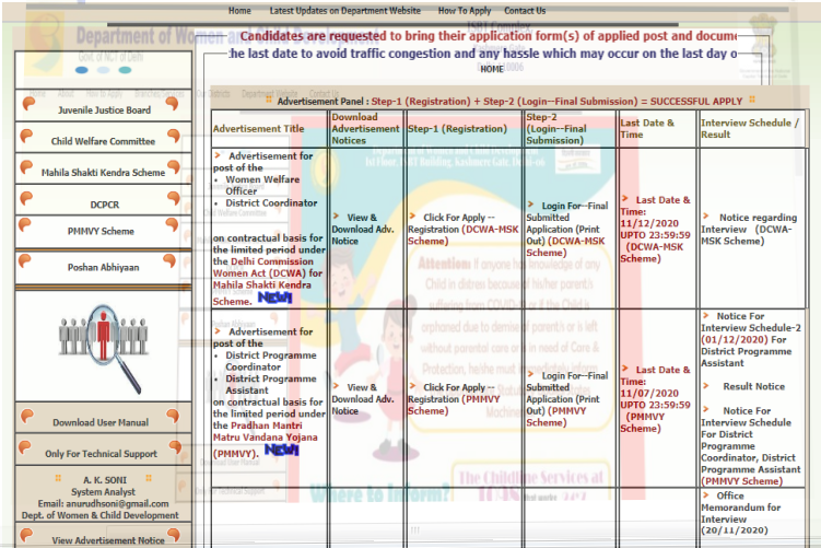 Delhi Anganwadi Vacancy 2023