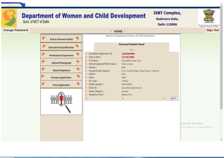 Delhi Anganwadi Bharti 2023