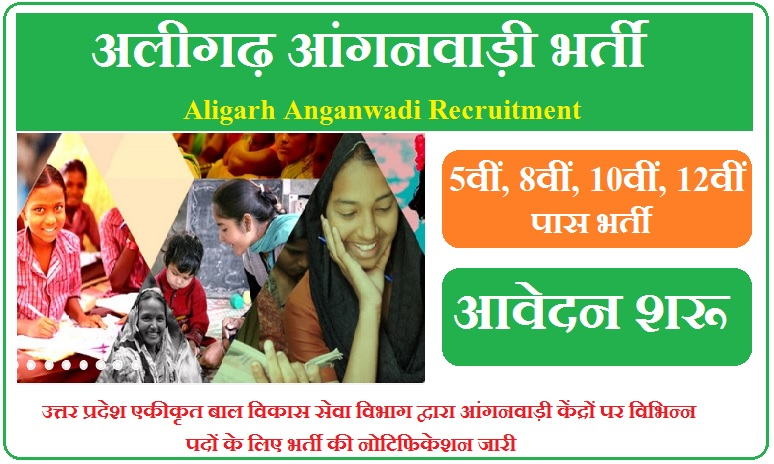 अलीगढ़ आंगनवाड़ी भर्ती 2025 | Aligarh Anganwadi Vacancy 2025